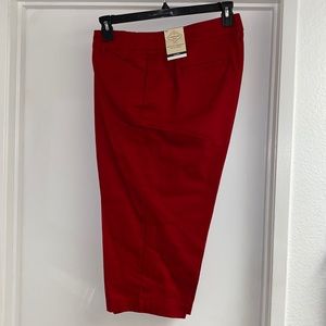 St. John’s Bay Red Capri Pants Size 16W